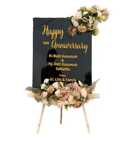 Papan Bunga Akrilik Kubu Gulai Bancah